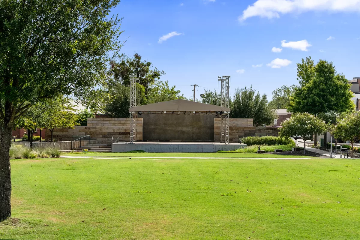 Outdoor stage